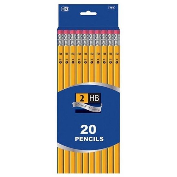 Bazic Products DDI 1757825 Geddes #2 Pencils - 20 Count  Yellow Case of 24 784